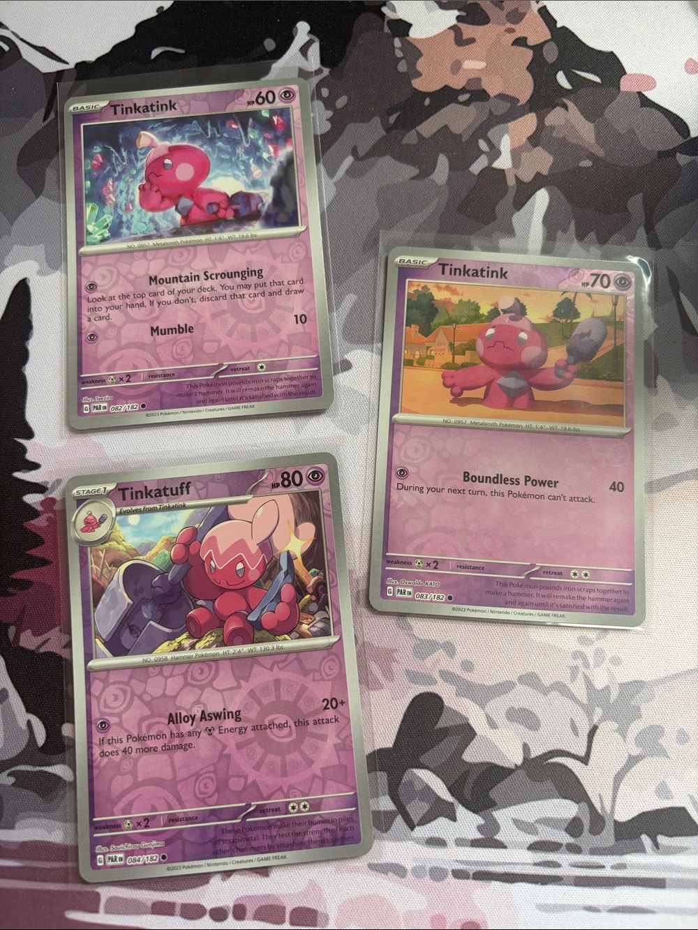 Tinkatink & Tinkatuff Pokémon Evolution Card Lot Reverse Holo | 3 Cards ✨5/$25✨